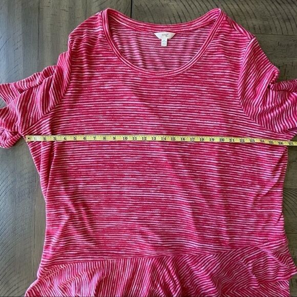Terra & Sky Red Peplum Top Size 4X - Picture 11 of 13